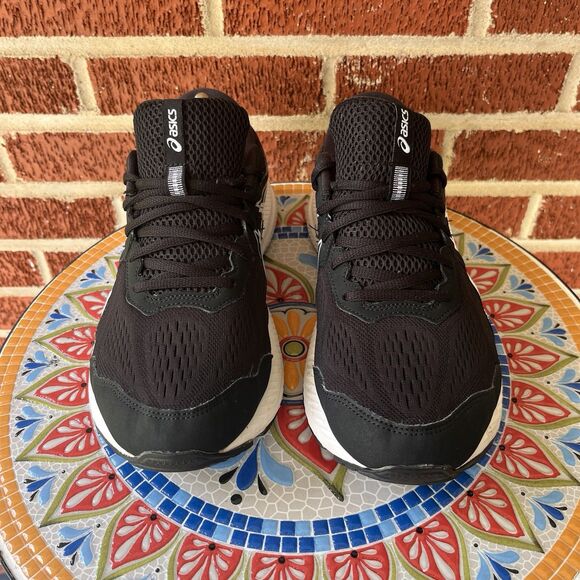 ASICS Gel Contend 7 Mens 10 2E Extra Wide Black White Running Sneakers 1011B039 main image 4